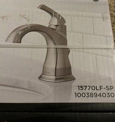 Portwood Single Hole Single-Handle Bathroom Faucet in SpotShield Brushed Nickel