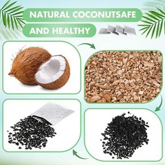 100 Pcs Activated Charcoal Water Filter Coconut Shell Distiller