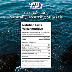 Light Grey Celtic Sea Salt 1 Pound Resealable Bag – Additive-Free, Delicious Sea