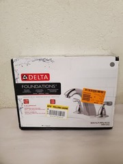 Delta Foundations 8 in. Widespread 2-Handle Bathroom Faucet in Chrome