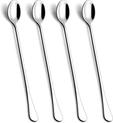 9.5-Inch Long Handle Spoon, Ice Tea Spoons, Ice Cream Spoon, Long Coffee Spoons,