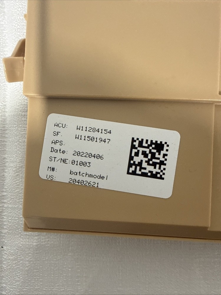 Control, Electronic W11773825 W11763838 (322)
