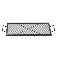 VEVOR 32″ Rectangle Cooking Grate Fire Pit Grill Grate X-Marks Heavy-Duty Steel