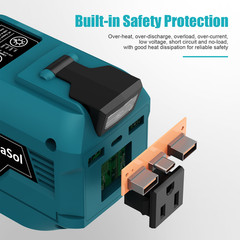 Makita 18-20V Battery For 250W Portable Power Inverter 110V AC 3 USB Outlet