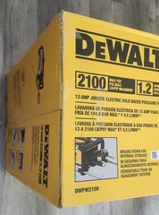 DEWALT 2100 PSI 1.2 GPM 13 AMP COLD WATER ELECTRIC PRESSURE WASHER BRAND NEW!