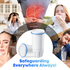 6 Pack Water Filter for Zero Pitcher & Dispenser ZR-001 ZR-017 ZR-004 ZP-006