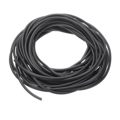 Black Solid Silicone Rubber Sealing Strip Round O Ring Cord Seal Gasket Ø 1-30mm