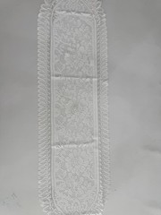 white lace table runner Size 14 X 56 Inch Set Of 2