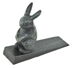Verde Cast Iron Rabbit ~ Bunny Door Wedge