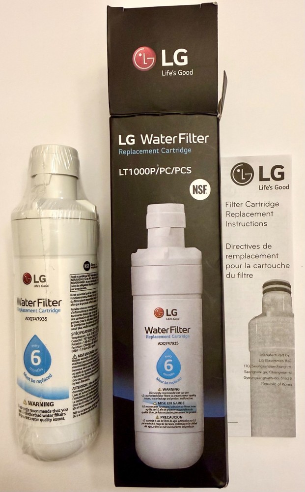 LG LT1000P Water Filter ADQ747935 Genuine OEM Sealed Open Box FREE SHIPPING