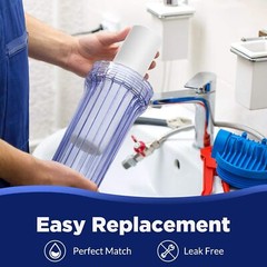 1/5/10/20/25/50 Micron 10″ x 2.5″ PP Sediment Water Filter Whole House Cartridge