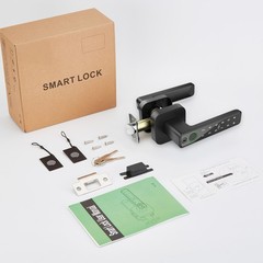 Smart Fingerprint Door Lock Keyless Entry with APP IC Card Code Key Biometric
