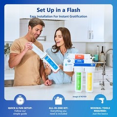 Alkaline Reverse Osmosis Water Filtration System – Mineral RO Filter – 50 GPD