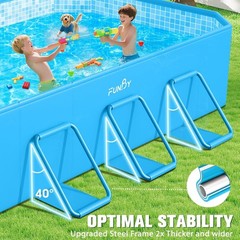 Large Foldable Pool, Foldable Swimming Pool, Large Foldable Pool for Adults, Non