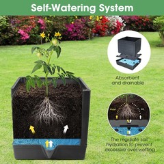 Tomato Planter 2 Pack 57 Self Watering Raised Garden Bed Trellis MQUPIN Climbing