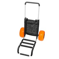 VEVOR Beach Sand Cart Beach Wagon for Sand 12 in Foam Wheels Beach Gardening