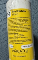 AquaTru AT2001 Pre/Carbon Water Filter Stages 1-2