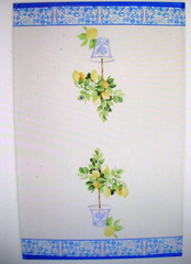 WILLIAMS SONOMA LIMONE TEA TOWELS SET OF TWO 100% COTTON TURKEY NEW WITH TAGS