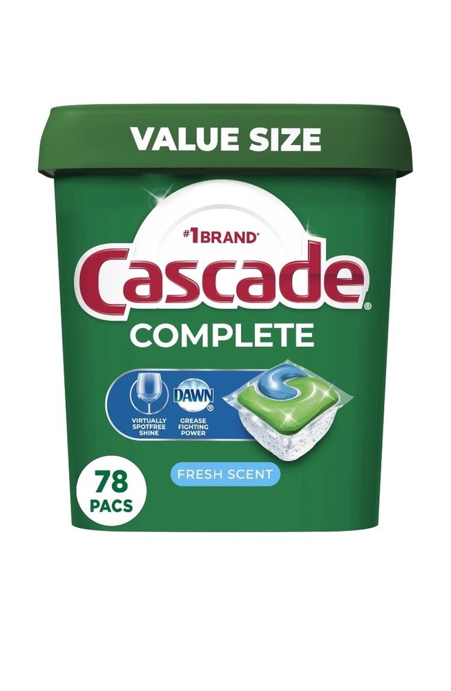 Cascade Complete 78 -Count Fresh Scent Dishwasher Detergent