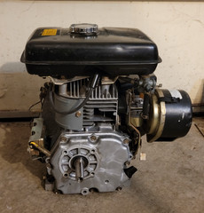 6hp Wisconsin Robin EY23 Horizontal Shaft Engine, Runs But Needs Repairs