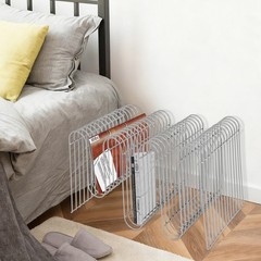 Modern Silver Side Table, Iron Silver Side Table, M-shaped Side Table Decoration