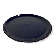 $47 TRAME Blue Mediterranean Giro Assiette Simple Dinner Plate 9.8 in