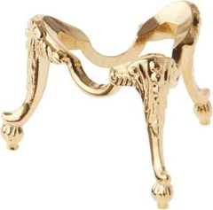 Bard’s Shiny Brass-Toned Egg Stand/Holder, 1.375″ Diameter