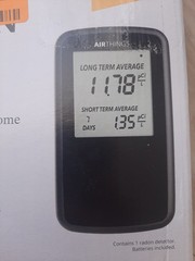 Airthings 2350 Digital Radon Detector Handheld Monitor LCD New Open Box