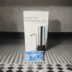 Lake Industries Stainless Steel Countertop Water Filter For Aqua Optima Evolve
