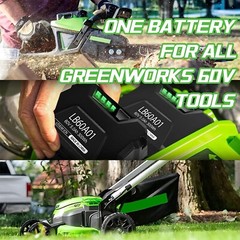 2pack 5.0Ah For Greenworks Pro 60Volt Max Tool Lithium-ion Battery LB605 LB60A01