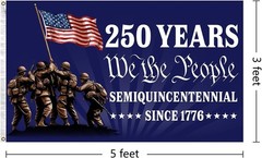 250 Anniversary Flag 3X5 Ft 250 Years Semiquincentennial We the People 1776-2026