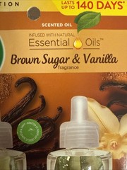 Air Wick Brown 1.35 fl Oz Total Sugar & Vanila Limited Edition 2 Refills