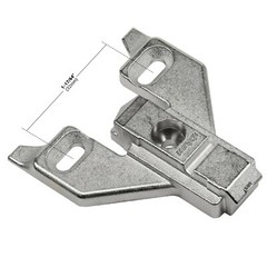 Blum Clip Top 0mm Face Frame Cabinet Hinge Mounting Plate 175L6600.22 w/Screws