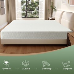 VIPKOE 5″ 6″ Mattress Medium Firm Gel Memory Foam CertiPUR-US,TwinTxl Full Queen