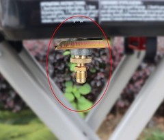 1LB Propane Tank Cansiter Regulator Adapter Connect to 3/8″Male Flare 5/8″-18UNF