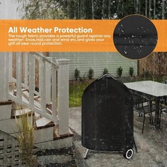 iCOVER 22in Grill Cover BBQ Cover for Weber 22in Charcoal Kettle Grills