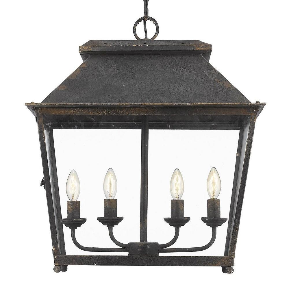 4 Light Pendant in Transitional style – 24.25 Inches high by 21.25 Inches