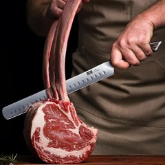 HOSHANHO 12″ Carving Slicing Knife Razor Sharp Brisket Knives for Meat Cutting