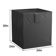 Waterproof Air Conditioner Cover Heavy Duty Central AC Outdoor Protector Square