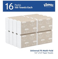 Kleenex Professional Universal Multifold Paper Towels, Bulk (01890), Absorbency