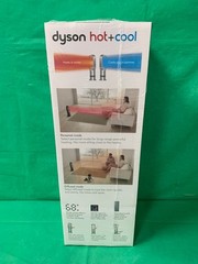 Dyson AM09 Hot+Cool Tower Fan – White/Silver – NEW
