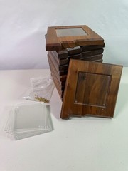 VTG New Mexico Shape Award Plaques – Lot Of 12 – Solid wood with brass brads
