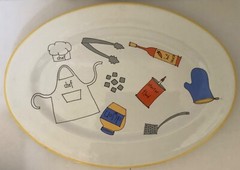 Grilling Days By Ursula Dodge 14” Stoneware Platter