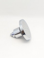 Lucinn Pro Filtered Round Modern Showerhead Wall Mounted in Polished Silver