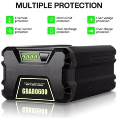 7.0Ah Lithium Ion Battery Pack For Greenworks Pro 80V Volt Max GBA80250 GBA80200