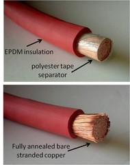 Welding Cable Red Black 2 AWG GAUGE COPPER WIRE BATTERY CAR SOLAR LEADS