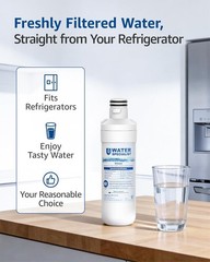 Waterspecialist Refrigerator Water Filter Replacement for LG® LT1000P®, 3 Combo