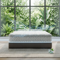 12″ Full Hybrid Mattress Memory Foam Medium Firm CertiPUR-US Pressure Relief