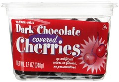 4 Packs Trader Joe’s Dark Chocolate Covered Cherries 12 oz Each Pack