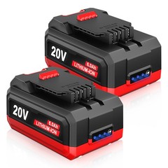 Pack 20V 6Ah Li-Ion Battery for Bauer 1702C-B 1701C-B 1907C-B 2108C-B 2109C-B